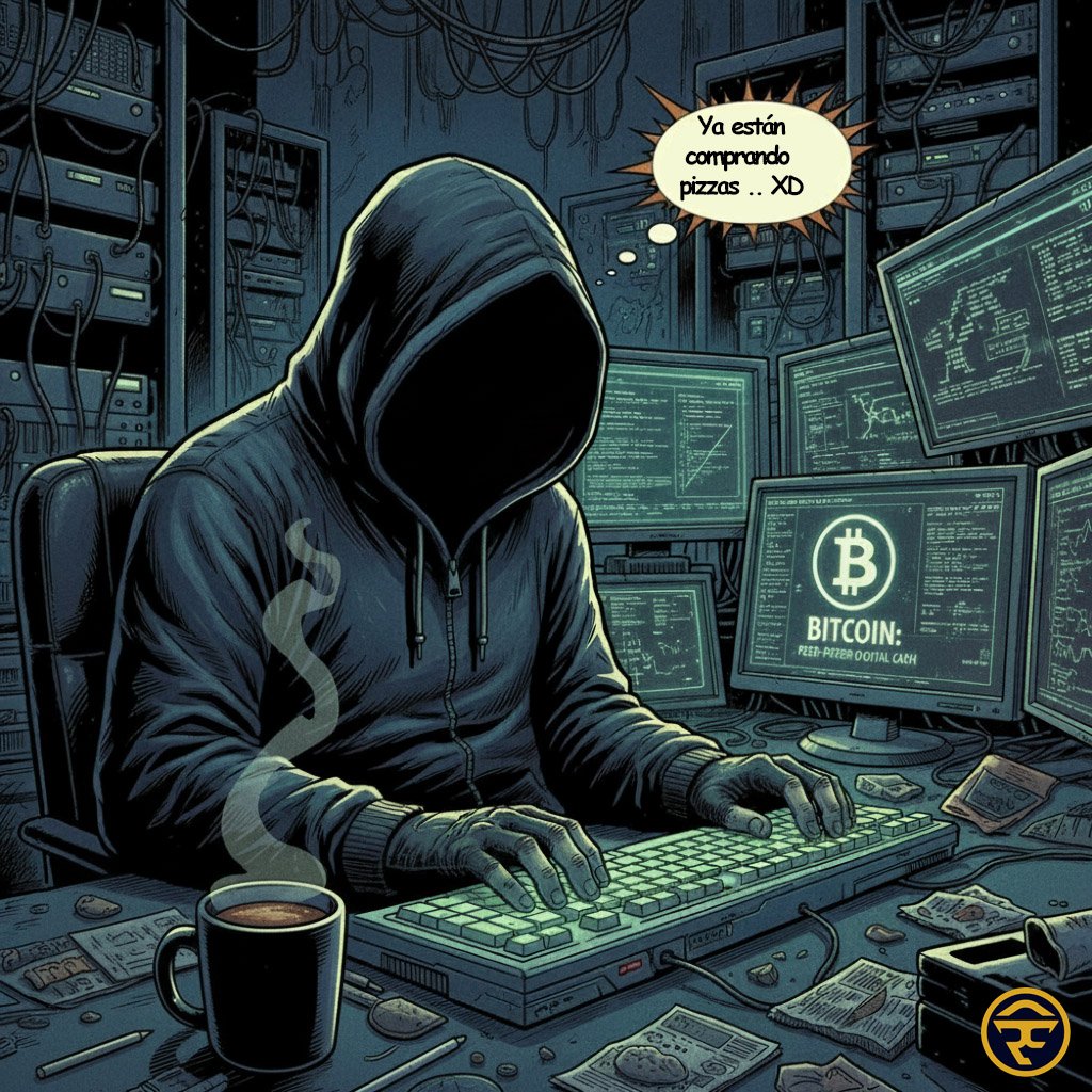 Satoshi con logo fin